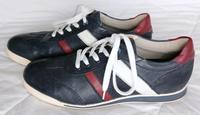 LLOYD Sneaker Leder Gr.  8 / 42 blau/weiß/rot - neuwertig Nordrhein-Westfalen - Troisdorf Vorschau