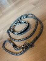 Halsband Leinen Set Handmade passend zu AnnyX schwarz Silberz Hessen - Bad Nauheim Vorschau