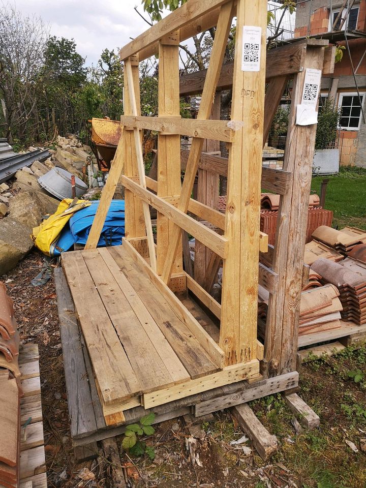 2 Fensterböcke Transport aus Holz 200x55x165 200x95x155 in Bad Krozingen