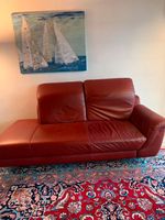 rotes Ledersofa / Récamiere / Couch von Ponsel (2-Sitzer) Nordrhein-Westfalen - Bocholt Vorschau