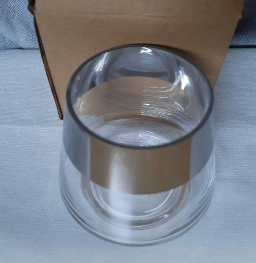 Windlicht Teelicht Glas Kerzenhalter silber Deko NEU in Herne