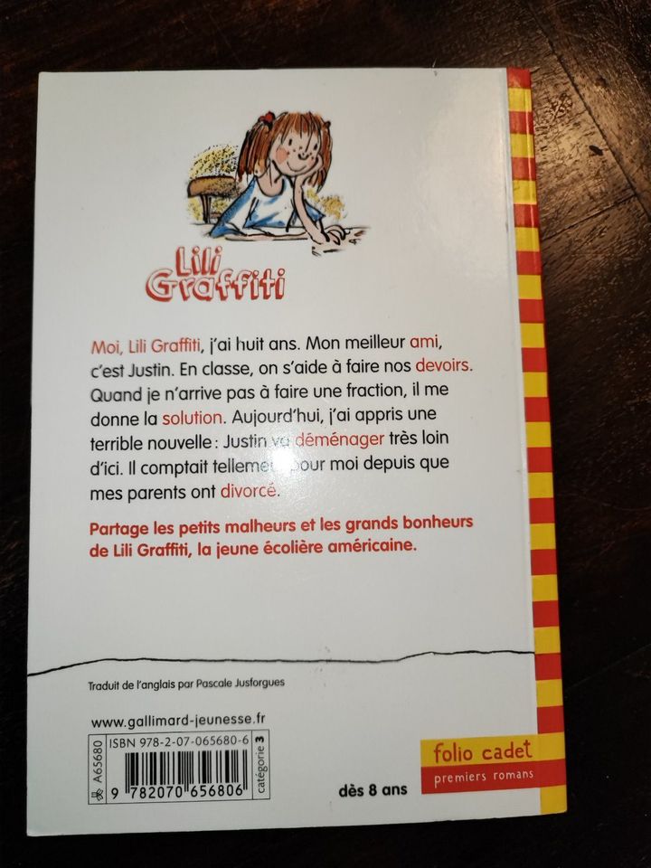 Kinderbuch auf Französich "lili Graffiti" in Frankfurt am Main