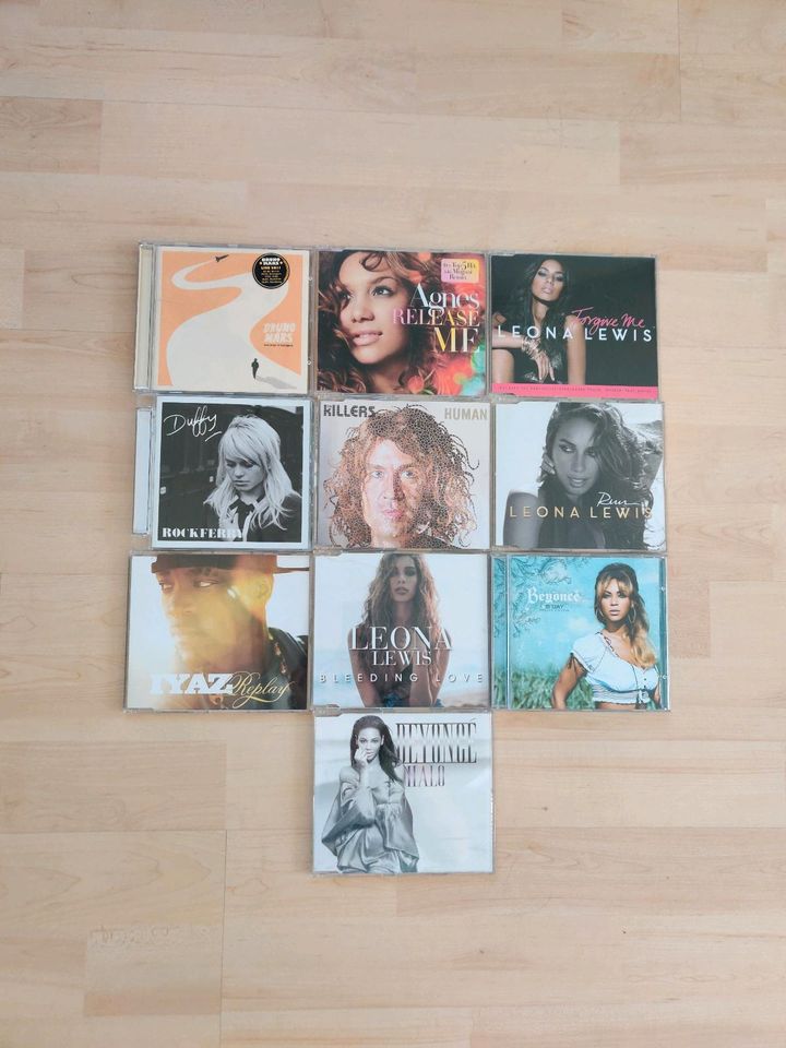 Pop-CDs, inkl. Bruno Mars, Leona Lewis, Beyoncé, Duffy in Schlierbach