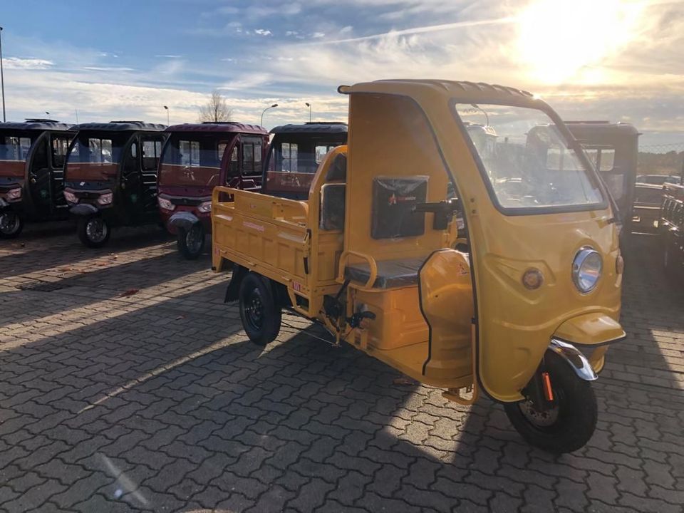 AMR Elektro Cargo Pritsche Kipper 350 Basic ohne Kabine Lastendreirad Volta VT5 Green Speed Ape TukTuk TUCK TUCK Cargo Runner MEGA VOLTA in Waren (Müritz)