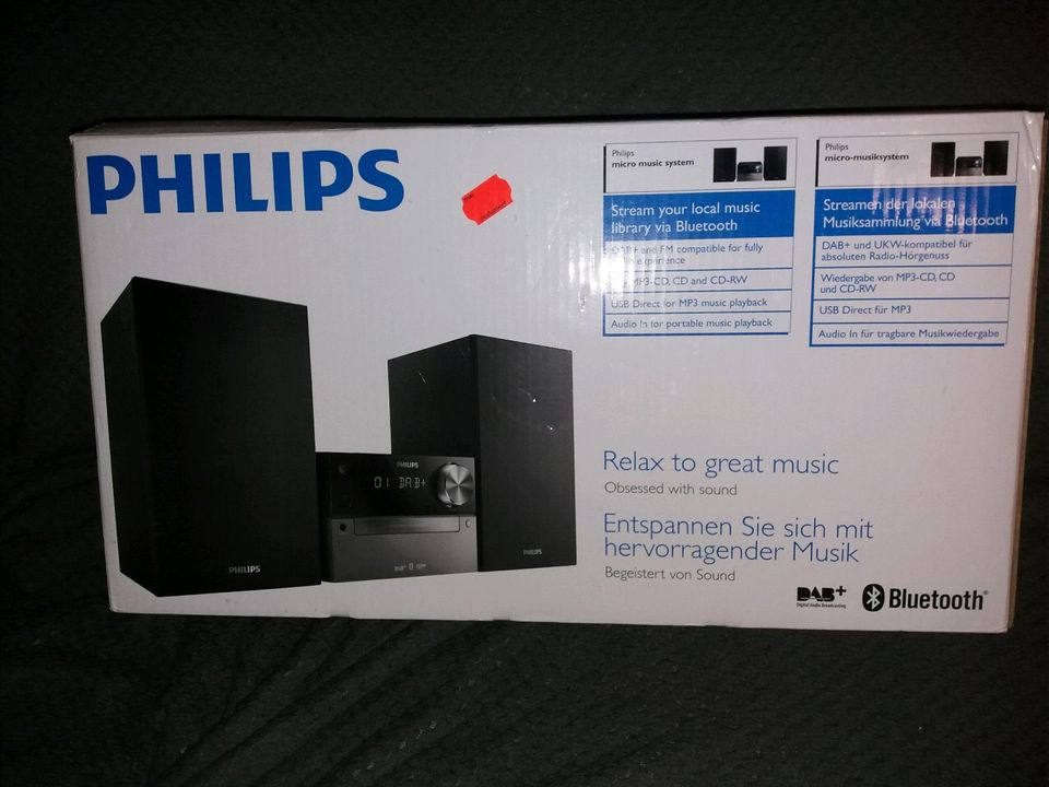 Philips Mini Stereo Anlage mit DAB + USB und Bluetooth in Freiburg im Breisgau