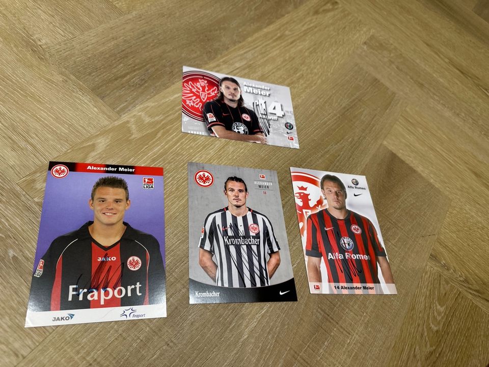 Alex meier Orignal Autogrammkarten Eintracht Frankfurt in Frankfurt am Main