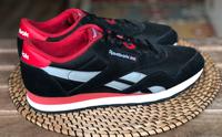 Reebok Classic Nylon Sneaker in Schwarz/Rot, Gr. 44 Schleswig-Holstein - Lübeck Vorschau