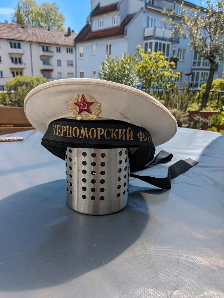 Marinemütze Soviet Union Schwarzmeerflotte Matrosenmütze in Heidelberg