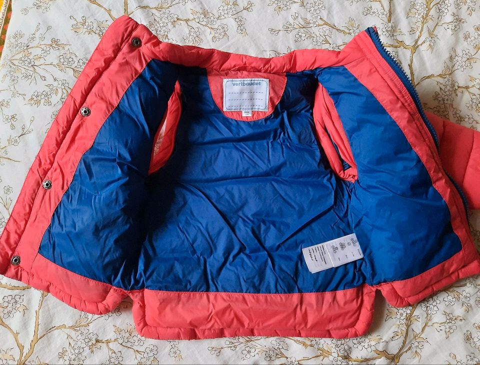 Vertbaudet Baby 2in1 Jacke Weste Gr. 68 74 Rot Gesteppt in Weil am Rhein