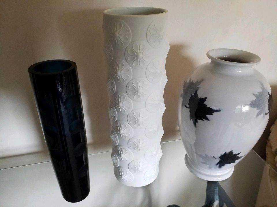 Porzellanvasen Scherzer Vase Porzellan Glasvase in Ahnsen