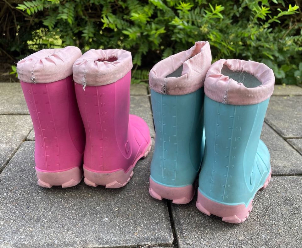 Gummistiefel Elefanten Gr. 21 rosa und hellblau in Ingolstadt