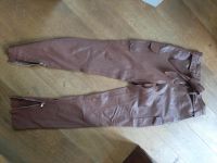 Escada Leder Hose Braun Cargo goldene Hardware 36/38 Baden-Württemberg - Brühl Vorschau