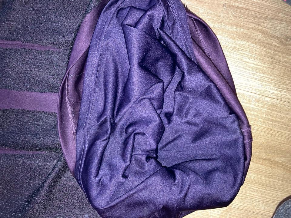 Swing Kleid Abendkleid Etuikleid lila schwarz Größe 38 in Dülmen