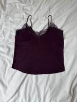 Mango Top Spitzentop Spitze Lila Sommer Baden-Württemberg - Bruchsal Vorschau