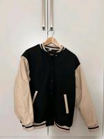 Schwarz-beige Vintage Bomberjacke Bayern - Donauwörth Vorschau