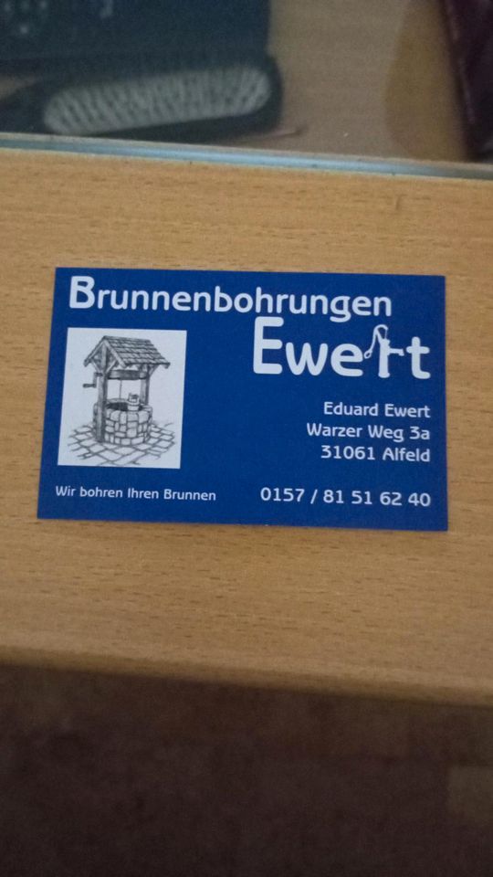 Brunnenbohrungen. Brunnenbau. Brunnen. in Alfeld (Leine)