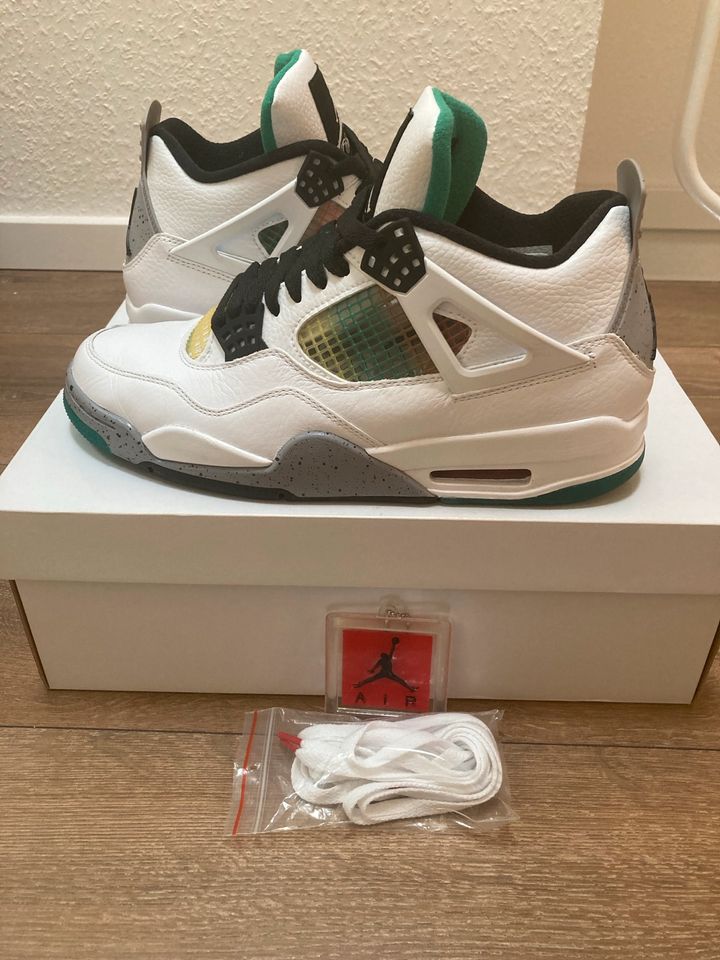 Nike Air Jordan 4 Retro Lucid Green Rasta in Erkrath