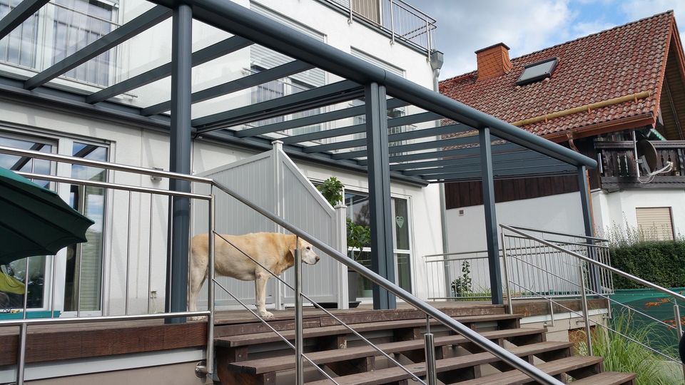 Alu- Terrassendach 6x3 m mit Stegplatten AKTION in Wegberg