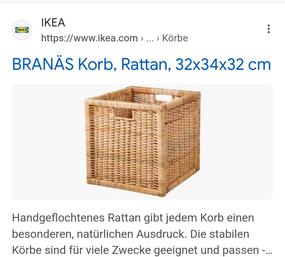 Ikea Korb Kallax in Bergheim