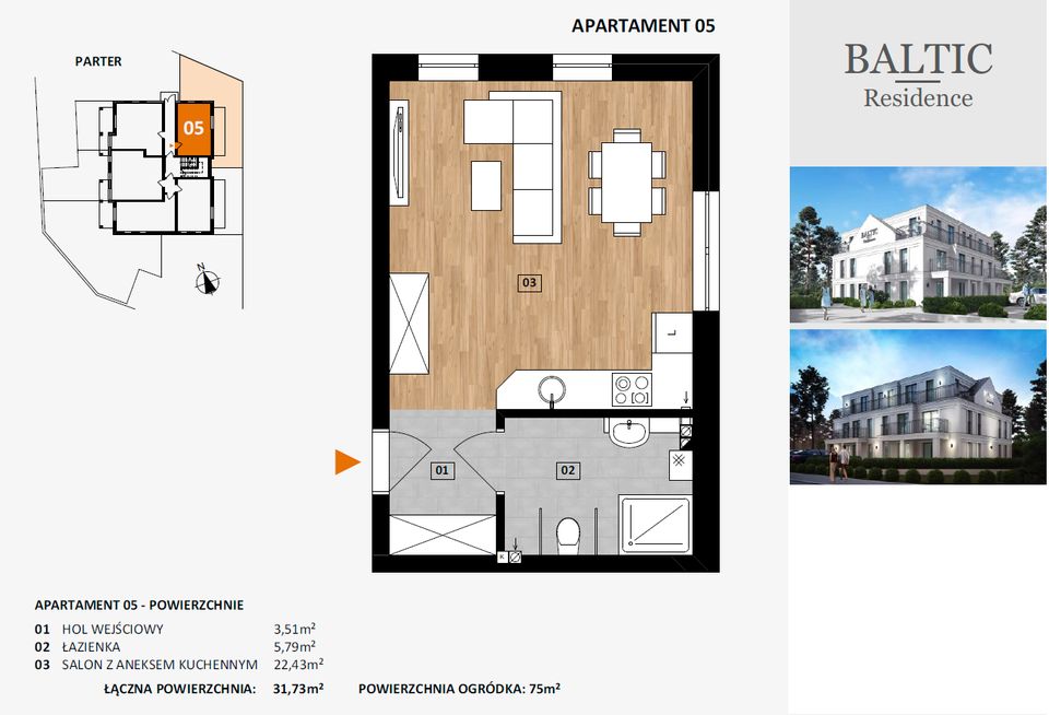 TOP FERIENWOHNUNG mit GARTEN und Stellplatz in Pobierowo Ostsee Polen in Hamburg