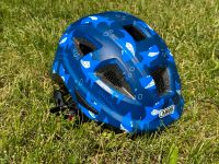 (ABUS) Kinder-Fahrradhelm blau mit Haien & LED - Größe: 52 -57 cm Schwerin - Gartenstadt - Ostorf Vorschau