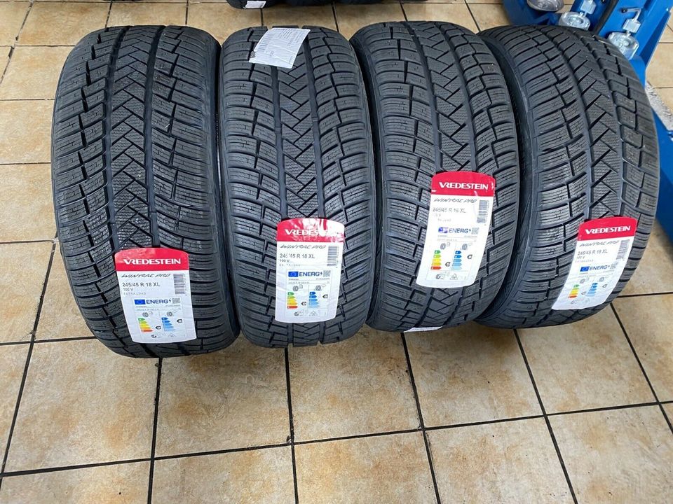 245/45R/18 100V Vredestein Wintrac Pro Ink.Montage NEU! in Aschaffenburg