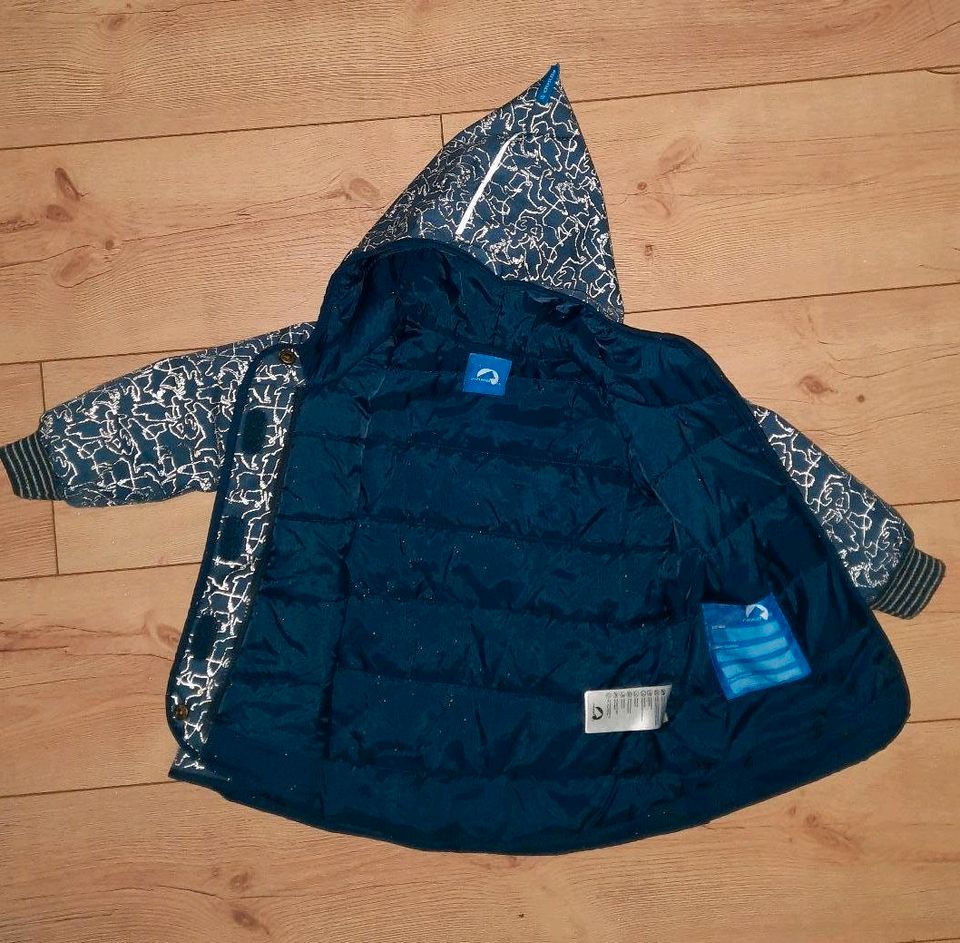 ❄️ Finkid LIKKA ICE Winterjacke Gr.80/90 92 reflektierende Tiere in Rangsdorf