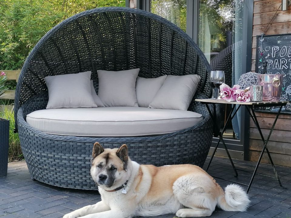 Sonneninsel Elegant Polyrattan Gartenmöbel Sonderpreis Neu in Löhne