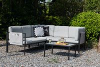 Lounge Set Kos inkl. Seitentasche Sitzgruppe Gartenmöbel grau Nordrhein-Westfalen - Xanten Vorschau