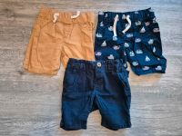 Set Jungen 3 kurze Stoff-Hosen H&M Gr. 74 Sachsen-Anhalt - Weißenfels Vorschau