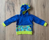 Wie neu - Bunter Babauba Kapuzenpullover Affen Bananen Gr. 86 Niedersachsen - Hessisch Oldendorf Vorschau