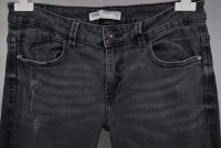 Zara Jeans Skinny grau Stretch used Look distressed 38 S 36 München - Au-Haidhausen Vorschau