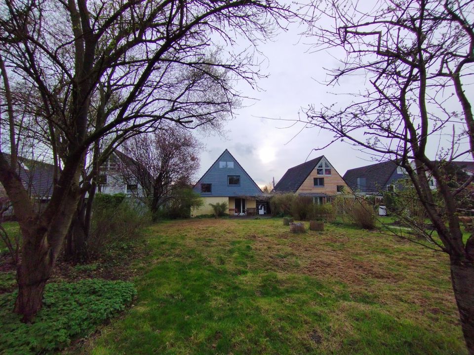 ruhig gelegene Doppelhaushälfte in Worpswede mit Weitblick in die Wiesen in Worpswede