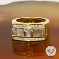 Wert 1800€ Bicolor Ring 585 Gold 14 Karat Gelb Weiß XXYY M*191797 Duisburg - Hamborn Vorschau