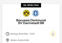 SUCHE 2x BVB gegen Darmstadt Block 68 - 18.05 Nordrhein-Westfalen - Werdohl Vorschau