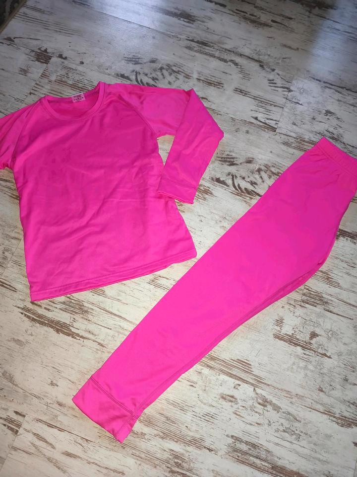 rosa pinke mädchen lange Hose Unterwäsche gr.  134/140 crane in Stadtroda