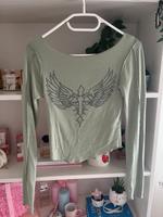 bershka tight top S - green - vintage y2k / ibiza Nordrhein-Westfalen - Hamm Vorschau