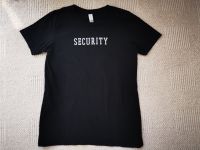 Kinder CANVAS T-Shirt schwarz Gr. 146 Aufdruck "Security" Brandenburg - Hennigsdorf Vorschau