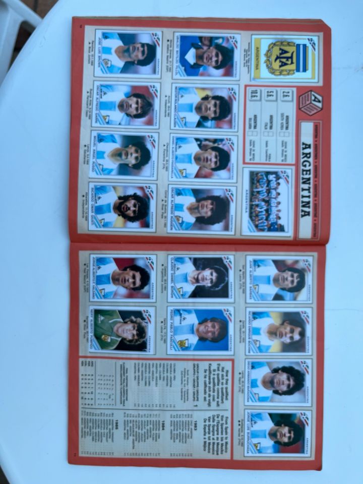 Panini WM 1986 - komplett in Bad Vilbel