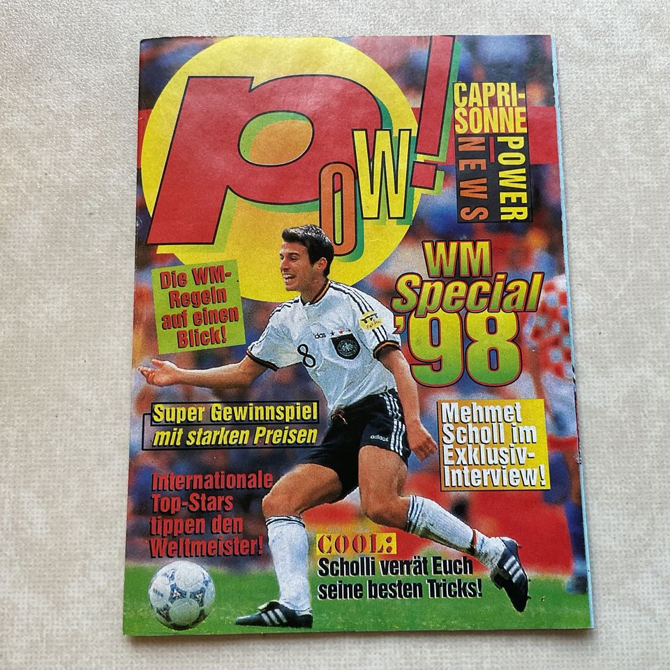 Panini WM 1998 SPEZIAL Capri Sonne Rarität Power News in Weißenburg in Bayern