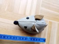 Maus mit Lederhaut grau 80er Jahre ca. 12 cm Bayern - Burgthann  Vorschau