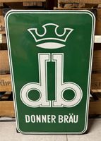 Donner Bräu Saar Bier Emailschild Emaille Saarland Donnerbräu Saarland - Kirkel Vorschau