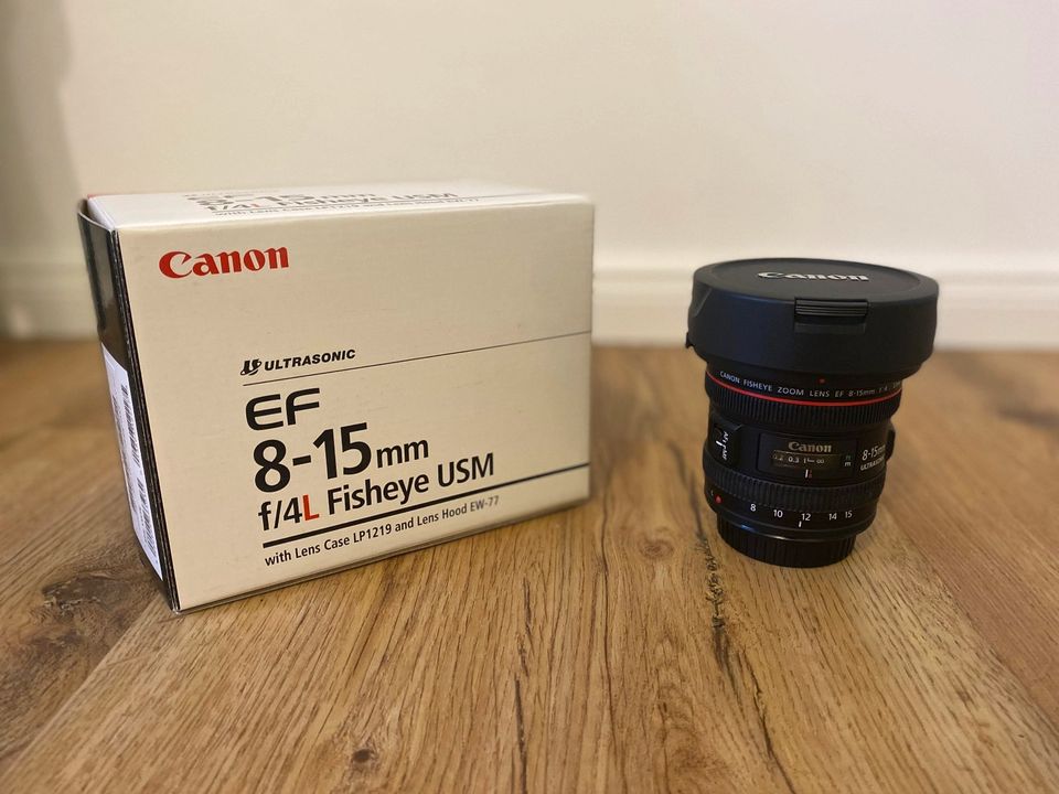 Canon EF 8-15mm f/4L Fisheye USM Objektiv - ideal für Panorama in Wettringen