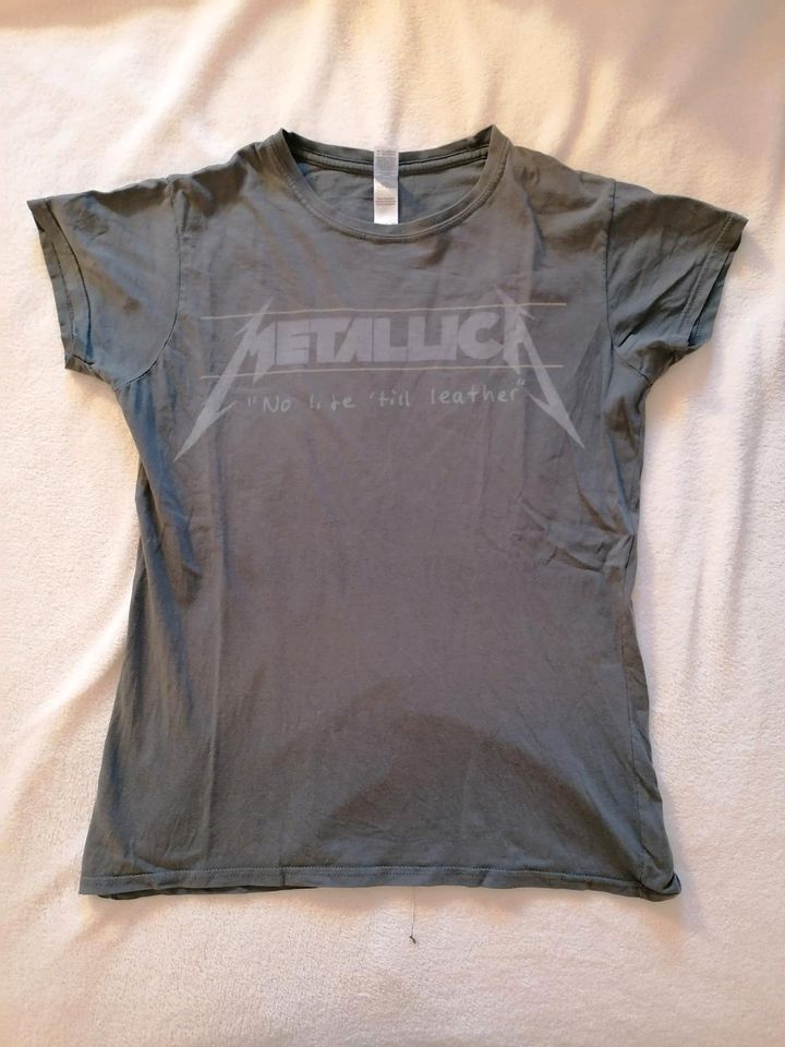 Metallica Tour Shirt Frauen Girl XL 2015 No life till leather in Wettenberg