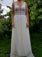 Brautkleid A-Linienförmig mit Schleppe Baden-Württemberg - Holzgerlingen Vorschau