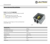 Leutron PV Überspannungsschutz 1000V Nordrhein-Westfalen - Nörvenich Vorschau
