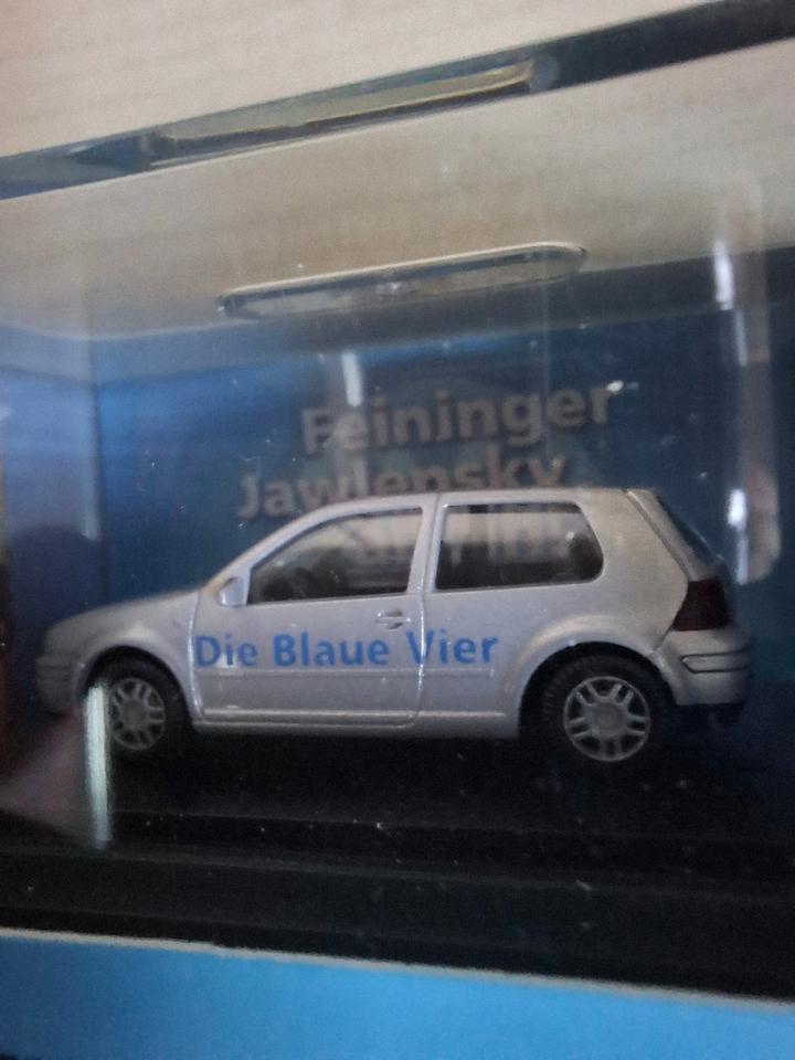 Wiking VW Golf IV silber metallic Werbemodell VW 1:87 (H0) OVP in Haan