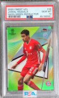 2020 Topps Finest Jamal Musiala Neon Green Refractor RC 99 PSA 10 Bayern - Thierhaupten Vorschau