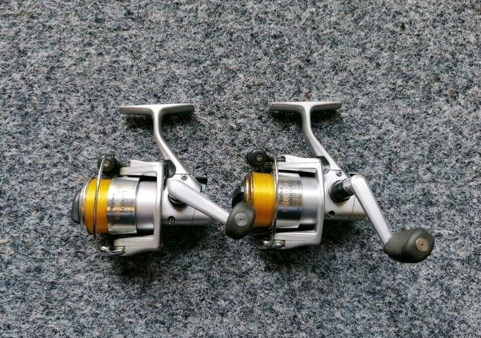 2× Daiwa Emblem-S 2000 iA Angelrollen Spin Zander Barsch Forelle in Bad Bentheim