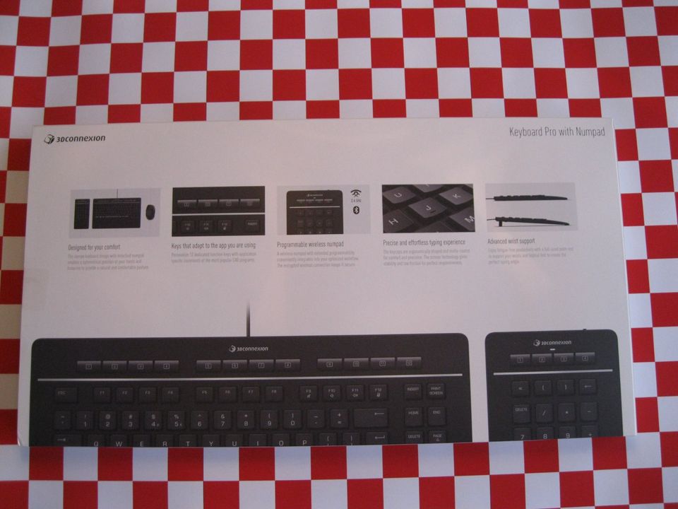 3DCONNEXION Keyboard Pro mit Nummernfeld - USB - DE Layout in Forstinning